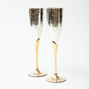 Brass Champagne Glasses